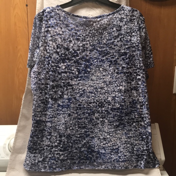 Ruby Rd. Multicolored Beaded Accent Top L - Picture 5 of 7